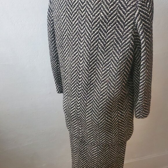 Anne Fogarty 2 Piece Tweed Skirt-Coat Set/ Women's Vintage Designer Suit - Picture 12 of 12